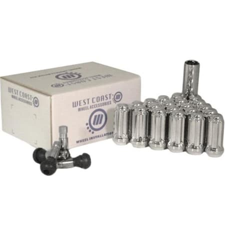 Powerhouse W5642STB 6 Lug Wheel Installation Kit - Black PO3564850