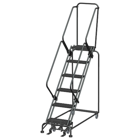 Ballymore Safety Rolling Ladder, Steel, 60 in.H SW624P