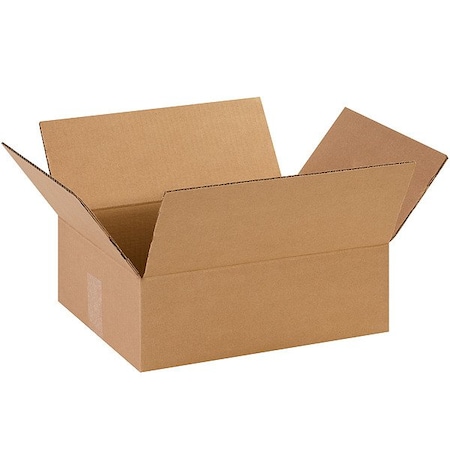 Zoro Select CorrugatedBox, Kraft, 4.5Hx14Lx11Win 397PJ6
