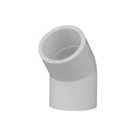 Charlotte Pipe And Foundry PVC 023090800HA 3/4 IN 45 DEG ELBOW SCH40 S X S PVC 02309 0800HA