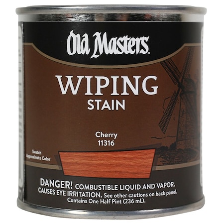 Old Masters 1/2 Pt Cherry Oil-Based Wiping Stain 11316