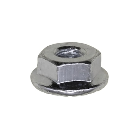 Auveco Spin Lock Nut with Serrated 8-32 15/32in O.D., 100PK 14878