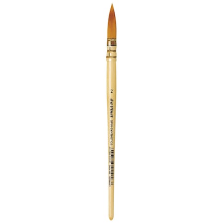 Da Vinci COSMOTOP-SPIN Quill Brush, Synthetic, Watercolor & Indian Ink, Round, Series 488, Size 2 VA-488_2