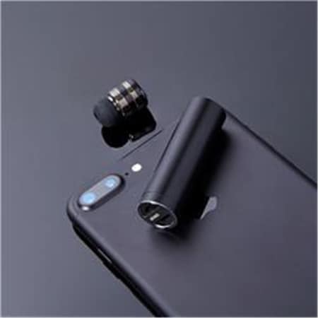 Schatzii By Cleer Gear Limited Edition Black Bullet Bluetooth 4.1 Earpiece Plus Charging Capsule SB-004