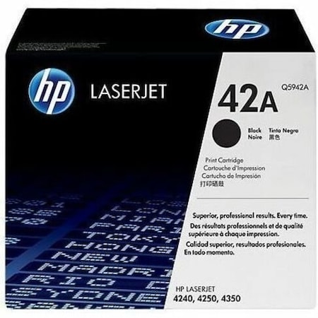 Hp Toner Cartridge, Black Q5942A