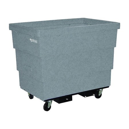Royal Basket Trucks Cube Truck, Granite Gray, Rubber G13-GRG-RFA-4HNN