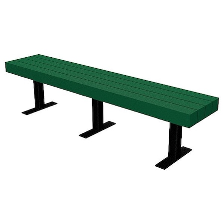 Ultrasite Outdoor Bench, 48 in L, Green PB 4GRETRA