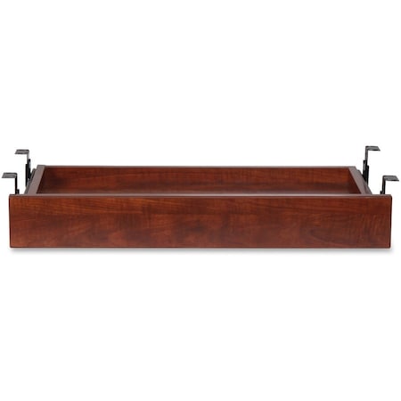 Lorell Cherry Laminate Universal Center Drawer, 25.6"W x 15.1"D x 3.6"H 87525
