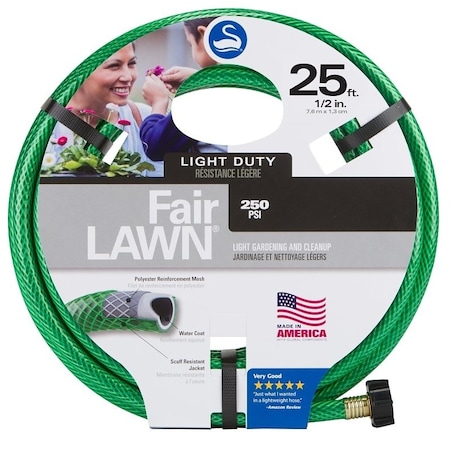 Swan SNFA12025 Garden Hose, 25 ft L, Plastic, Green CSNFA12025