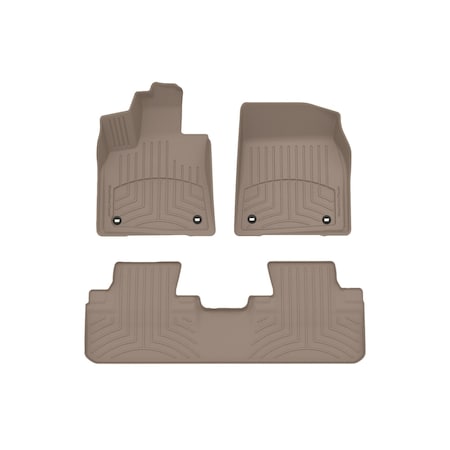 Weathertech Tan, Front and Rear FloorLiner HP 45886-1-2IM