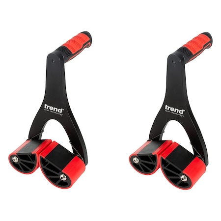 Trend Tool Technology Panel Carrier Set, Self-Adjusting Lifters for Doors & Worktops, 165 lb Capacity, P/CARRIER/2 U*P/CARRIER/2