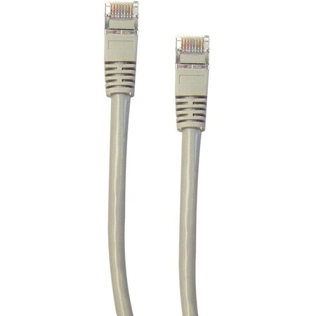 Cable Wholesale Shielded Cat6 Gray Ethernet Patch Cable, F/UTP, Snagless/Molded Boot, POE Compliant, 100 foot 10X8-521HD