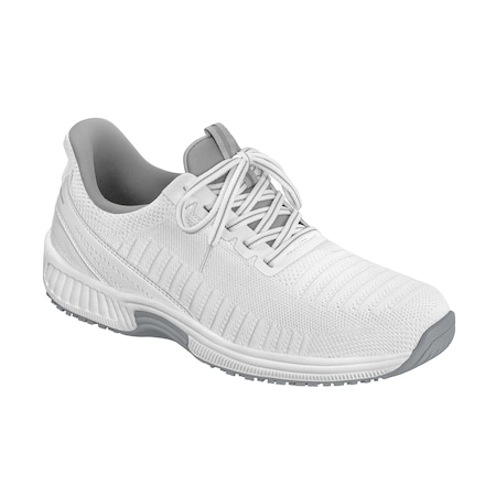 Orthofeet Yari, White Mens Hands Free Shoe, White, Size 13 20015