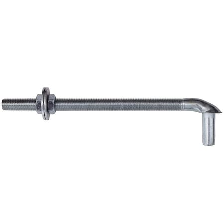 Behlen Country Behlen Country 40300029 Bolt Hook, Metal, Zinc, For 2 in Gates 40300029