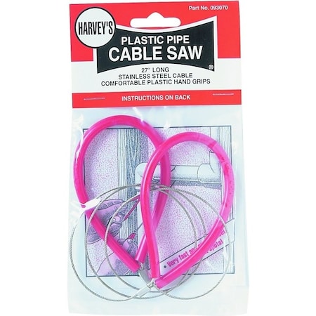 Harvey 0 Cable Saw, Plastic Handle 93070