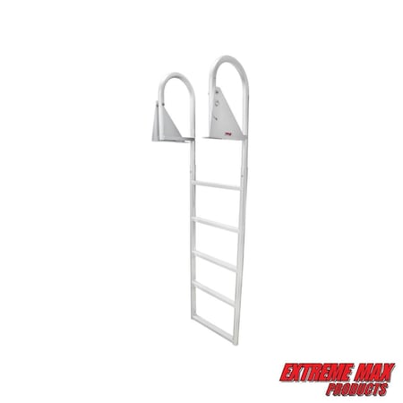 Extreme Max 3005.3476 Flip-Up Dock Ladder - 5-Step 3005.3476