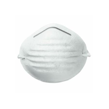 North Nuisance Disposable Dust Mask, Half Facepiece, White, One Size, 50PK 068-14110094CC