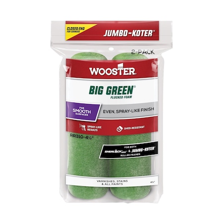 Wooster ROLLER CVR BG4.5 in. 3/8 in., 2PK 0RR3100044
