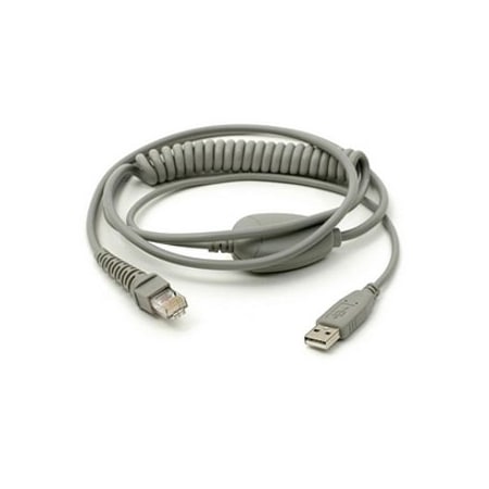 Unitech USB CABLE 64IN TYPE A COILED G 1550-601646G