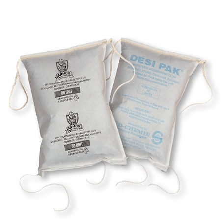 Armor Shield Desiccant, 80oz., Clay Sewn, 8.75", PK30 D80UCS
