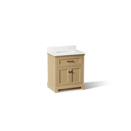 Kohler Charlemont 30" bathroom vanity cabinet with sink and quartz top 29260-BD1-WEK