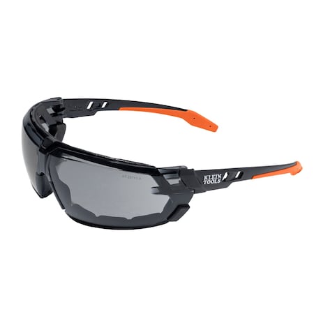 Klein Tools Low-Profile Gasket Gray Glasses 03609