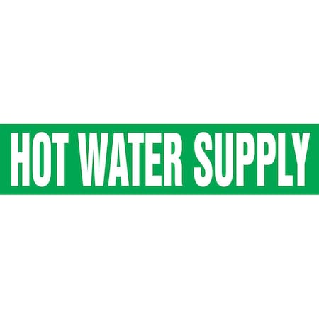 Accuform ASME ANSI PIPE MARKER HOT WATER RPK433STB