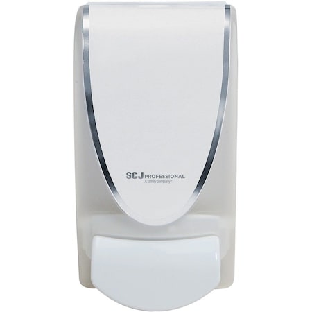 Sc Johnson Professional Transparent Manual Dispenser, 1 L, 4.92 x 4.6 x 9.25, White, PK15, 15PK TPW1LDS