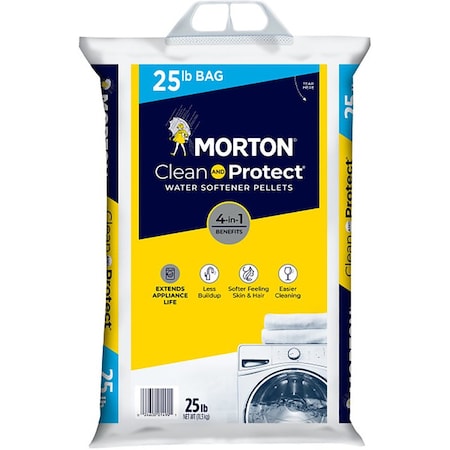 Morton Clean And Protect Water Softener Salt Pellets 25 lb 2499