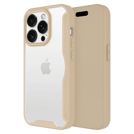 Ampd TPU/ACRYLIC CASES AA-IPH16PMAX-FLIPWALLET-TAN