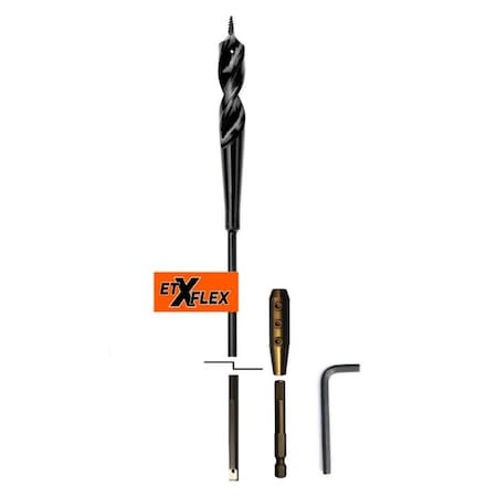Eagle Tool Us Installer Drill Bit KIT, 3/4"x54"/Hex Ada ESP75054XH