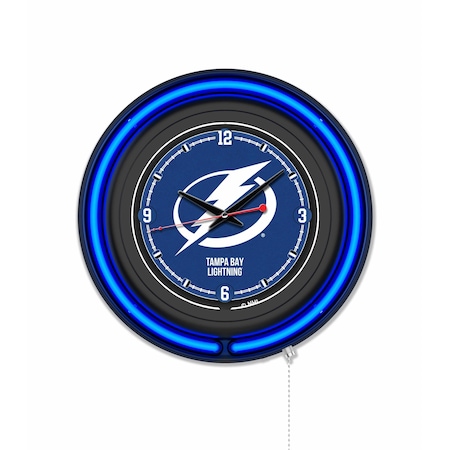 Holland Bar Stool Tampa Bay Lightning 15 Double Neon Wall Clock Clk15BK