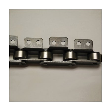 Tsubaki Double Pitch Oversize Conveyor chain, 10 ft OAL, 1 P, 5/8 Dia x 0.313 in W Roller C2042A29LRB