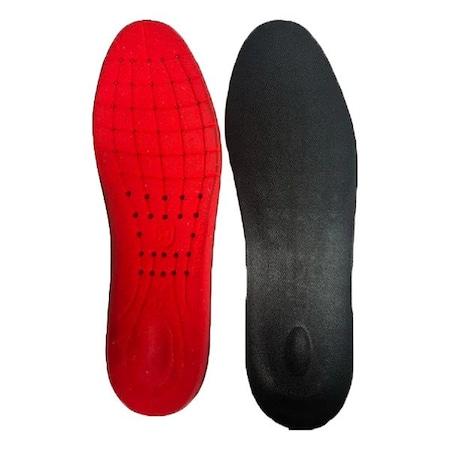 Heartland Footwear Insole, Black/Red, 9, PR FG3415