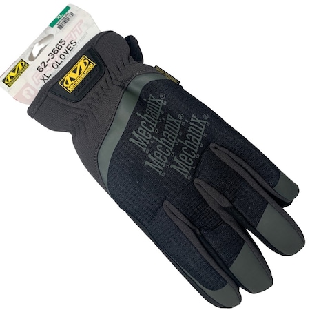 Bedford Precision Parts FastFit Black Gloves, Xlarge 62-3665