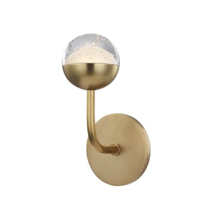 Hudson Valley Lighting Boca 1 Light Bath And Vanity 4.75 In. Aged Brass 1241-AGB
