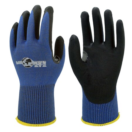 Seattle Glove GM-T15454N Touch Screen Compatible Cut-Resistant Gloves, A5, 15g, Blue/Black, 2XL, 12PK GM-T15454N-2XL