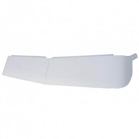 Replacement For Kenworth W900B Aerocab Year 2002 Stainless Steel 12 In Drop Windshield Visor
