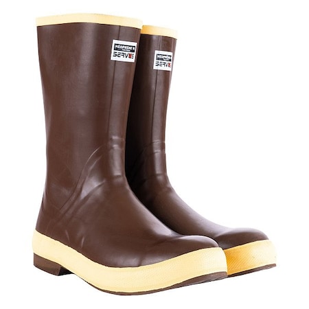 Honeywell Servus Rubber Boot, 13D, Mid-Calf, Brown, PR 22115 130