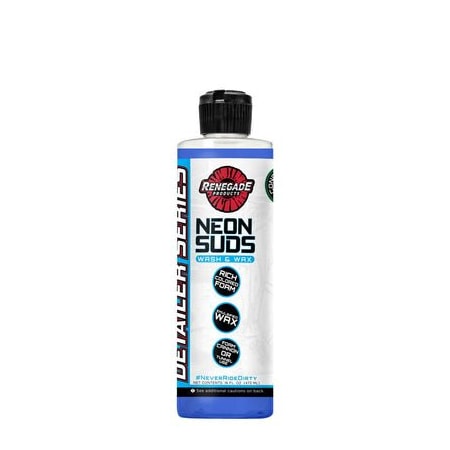 Renegade Products Usa Neon Suds Colored Wash & Wax (Blue, 16 Oz.) LFGBSPWBLUEOZ16