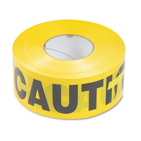 Tatco Caution Barricade Safety Tape, 3x1000 10700