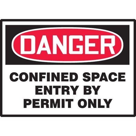 Accuform Danger Safety Label LCSP244XVE