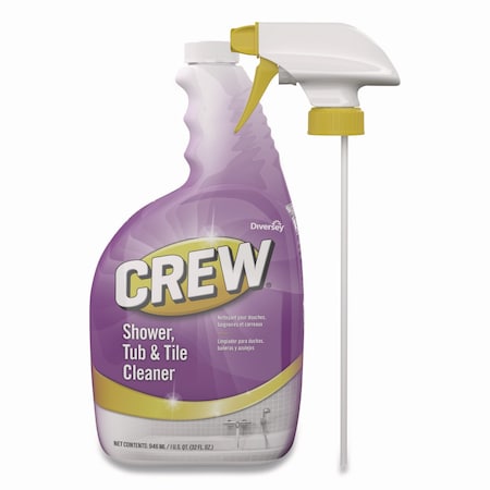 Diversey Crew Shower, Tub and Tile Cleaner, Liquid, 32 oz CBD540281