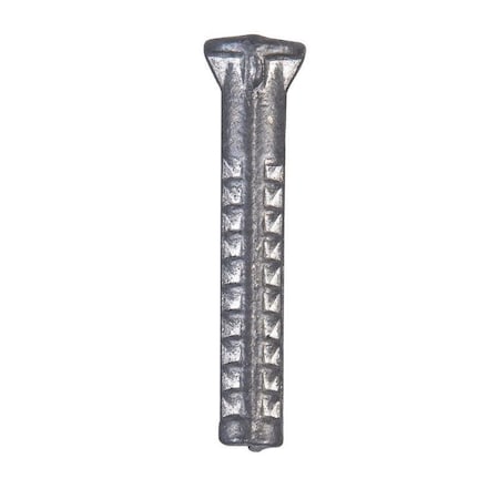 Hillman 1/4 in. D X 1-1/2 in. L Lead Round Head Concrete Screw Anchor, 100PK 370243