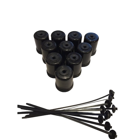 Sump Alarm Float Switch Orientation Cable, Two Piece Counterweight, PK 10 SA-CW-10