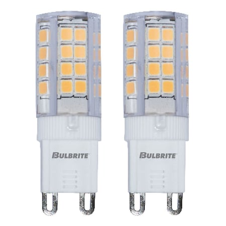 Bulbrite 30-Watt Equivalent T4 Non-Dimmable Bi-Pin (G9) LED Light Bulb Warm White, 2PK 861524