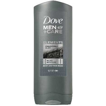 Dove Men+Care Charcoal Clay Body Wash, 13.5 Fluid Ounce, 6PK 65323