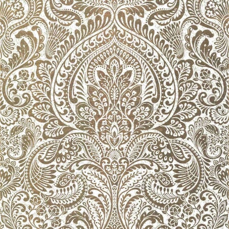 A-Street Prints Artemis Gold Floral Damask Wallpaper 4019-86441