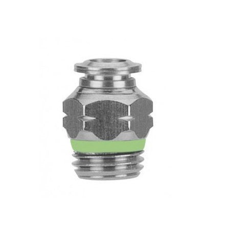 Usa Industrials Push to Connect Tube Fitting - Stainless Steel - Male Straight - 12mm Tube OD x 3/8in BSPT Male ZUSA-TF-PTC-SS-45