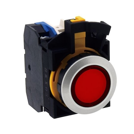 Idec Illuminated PB 22MM 1NO R CW4L-M1E10QHR